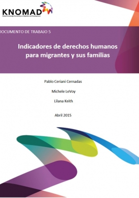 Indicadores de derechos humanos para migrantes y sus familias (Abril de 2015) – ES
