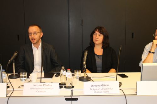 Photo of speakers at PICUM's legal seminar