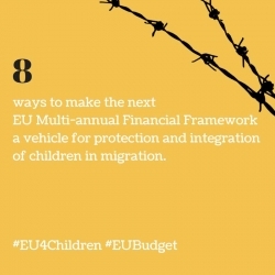 8 Ways to make the next EU Multiannual Financial Framework a vehicle for protection and integration of children in migration