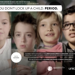 Fighting against the detention of migrant children in Belgium