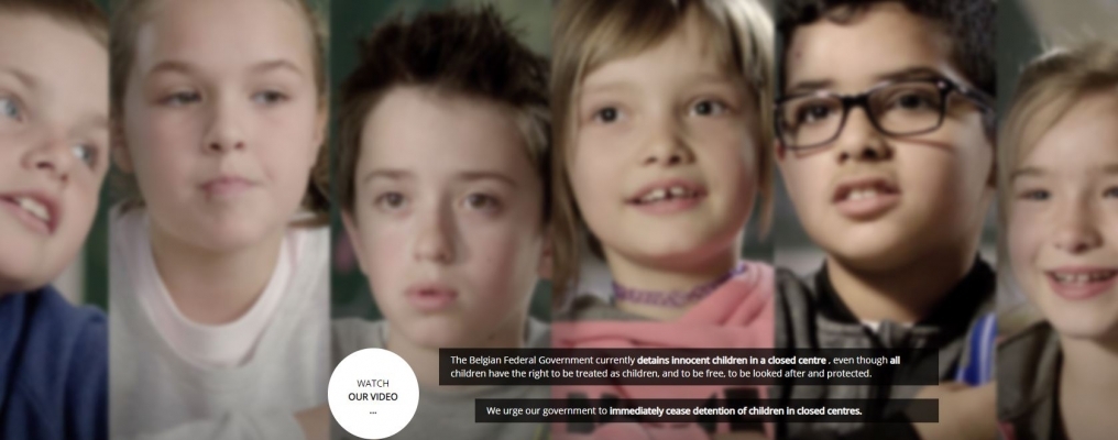 Fighting against the detention of migrant children in Belgium